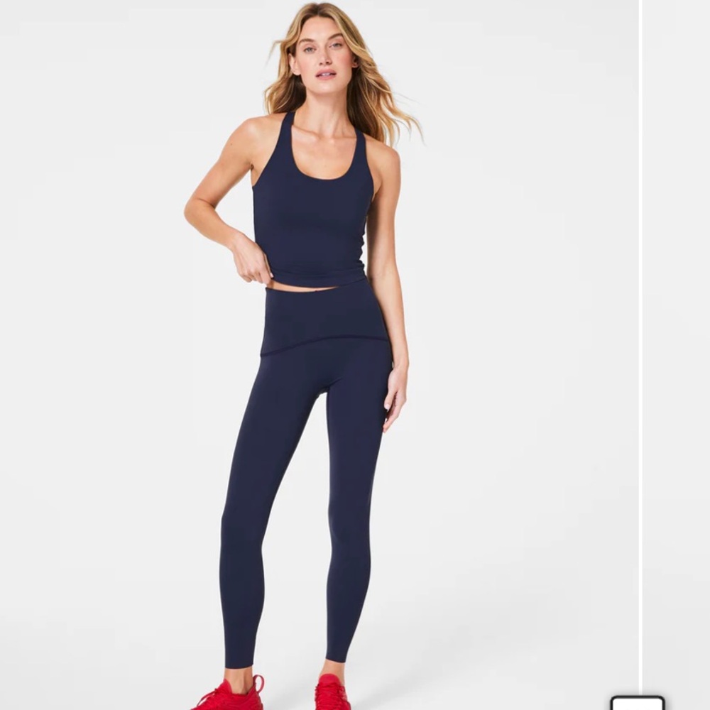 Spanx Navy Booty Boost Legging Size L